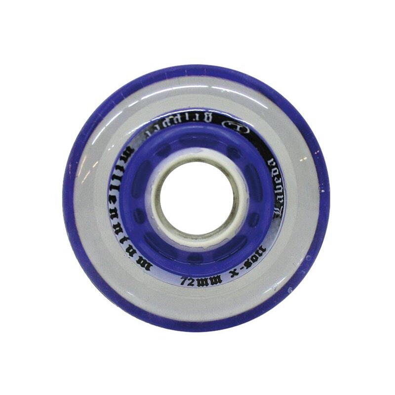 Bauer Labeda Gripper Soft – Lot De 4 Roues De Roller Intérieur, Blanc/noir, 80 Mm, Pour Hockey