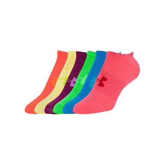 Under Armour Big Logo Liner Socks 6-pak Damen Socken MD
