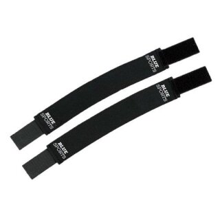 Blue Sports Shin Guard Straps Senior