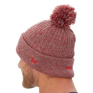Bauer/NEW ERA® Pom Knit Team Marl - anthrazit/rot - Senior