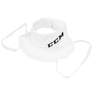 CCM Pro Neck Guard weiss SR