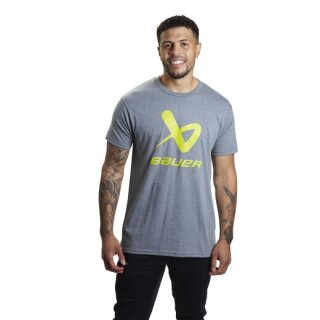 BAUER SS Crew TEE Core Lockup grau - Sr.
